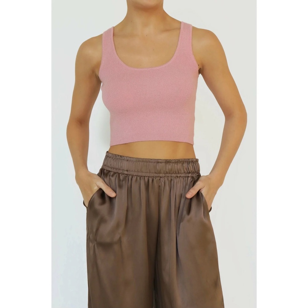 Parentezi Cashmere Crop Tank Top
